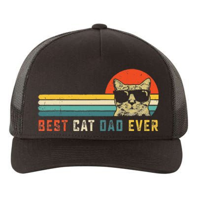 Best Cat Dad Ever FatherS Day Gift Cat Daddy Yupoong Adult 5-Panel Trucker Hat