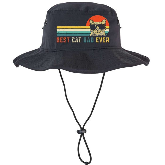 Best Cat Dad Ever FatherS Day Gift Cat Daddy Legacy Cool Fit Booney Bucket Hat