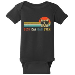 Best Cat Dad Ever FatherS Day Gift Cat Daddy Baby Bodysuit