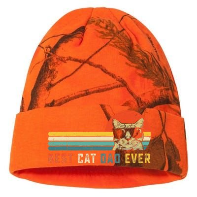 Best Cat Dad Ever FatherS Day Gift Cat Daddy Kati Licensed 12" Camo Beanie