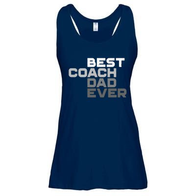 Best Coach Dad Ever Coach Ladies Essential Flowy Tank