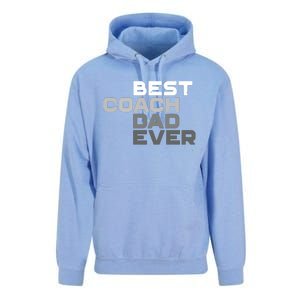 Best Coach Dad Ever Coach Unisex Surf Hoodie