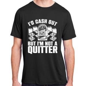 Best Casino Design For  Wo Casino Gambling Gamblers Adult ChromaSoft Performance T-Shirt