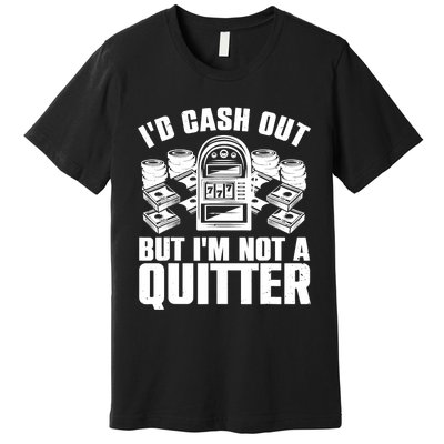 Best Casino Design For  Wo Casino Gambling Gamblers Premium T-Shirt