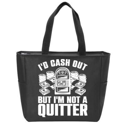 Best Casino Design For  Wo Casino Gambling Gamblers Zip Tote Bag