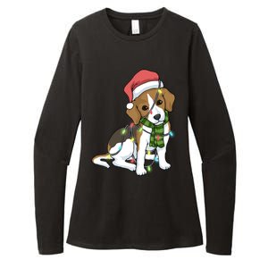 Beagle Christmas Decoration Gift Womens CVC Long Sleeve Shirt