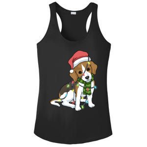 Beagle Christmas Decoration Gift Ladies PosiCharge Competitor Racerback Tank