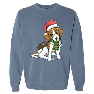 Beagle Christmas Decoration Gift Garment-Dyed Sweatshirt