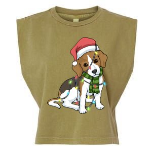 Beagle Christmas Decoration Gift Garment-Dyed Women's Muscle Tee