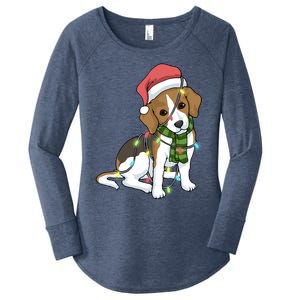 Beagle Christmas Decoration Gift Women's Perfect Tri Tunic Long Sleeve Shirt