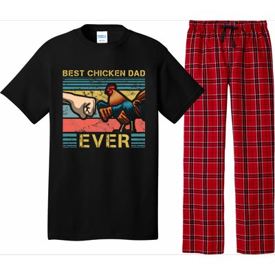 Best Chicken Dad Ever Farming Rooster Hen Poultry Business Gift Pajama Set