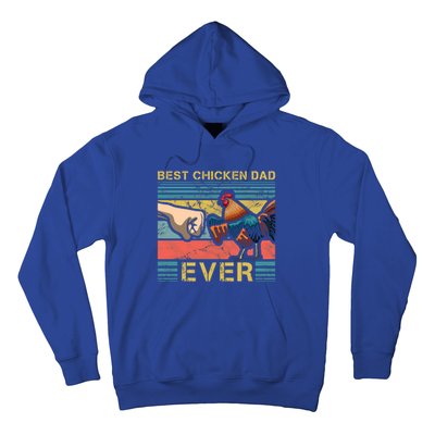 Best Chicken Dad Ever Farming Rooster Hen Poultry Business Gift Hoodie