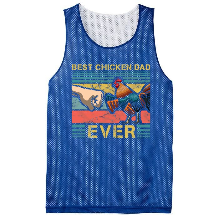 Best Chicken Dad Ever Farming Rooster Hen Poultry Business Gift Mesh Reversible Basketball Jersey Tank