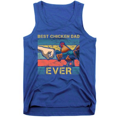 Best Chicken Dad Ever Farming Rooster Hen Poultry Business Gift Tank Top