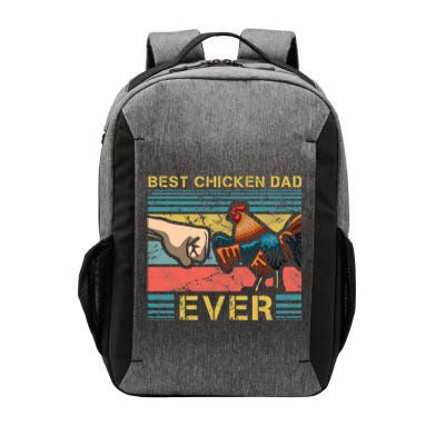 Best Chicken Dad Ever Farming Rooster Hen Poultry Business Gift Vector Backpack