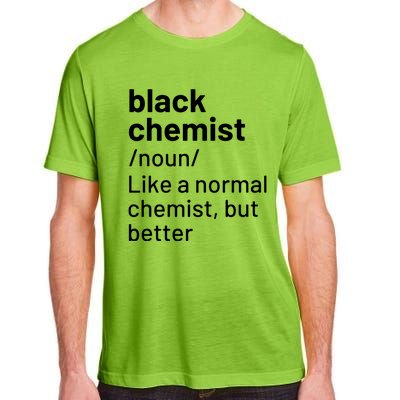 Black Chemist Definition Long Sleeve Adult ChromaSoft Performance T-Shirt