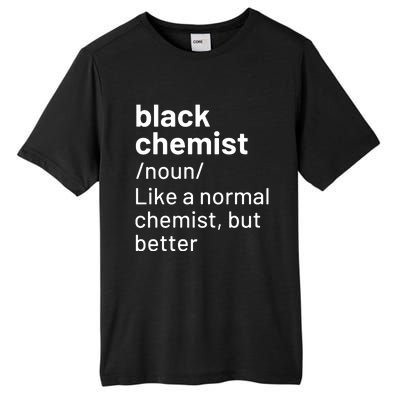 Black Chemist Definition Long Sleeve Tall Fusion ChromaSoft Performance T-Shirt