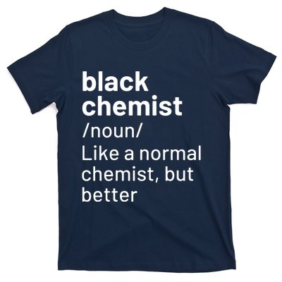 Black Chemist Definition Long Sleeve T-Shirt