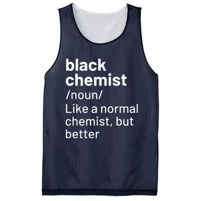 Black Chemist Definition Long Sleeve Mesh Reversible Basketball Jersey Tank