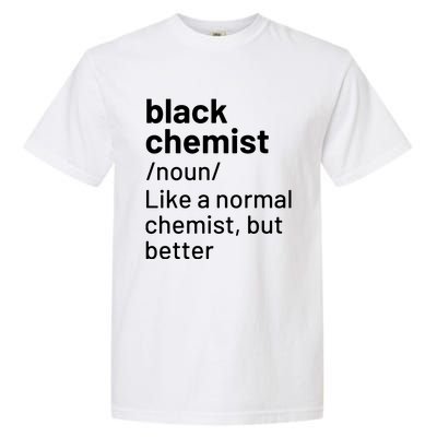 Black Chemist Definition Long Sleeve Garment-Dyed Heavyweight T-Shirt