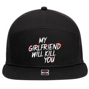 Boyfriend Couple Dating ValentineS Valentines Day 7 Panel Mesh Trucker Snapback Hat