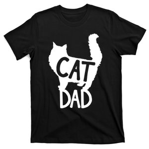 Best Cat Dad Fathers Day Kitty Daddy Papa Christmas Kat T-Shirt