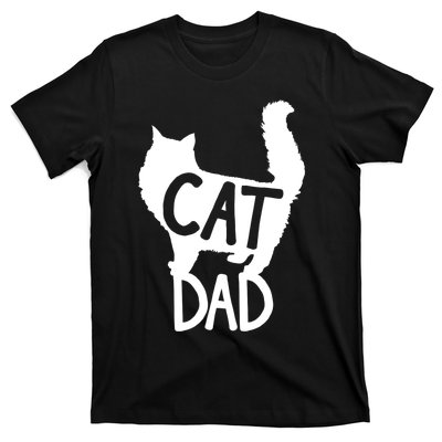 Best Cat Dad Fathers Day Kitty Daddy Papa Christmas Kat T-Shirt