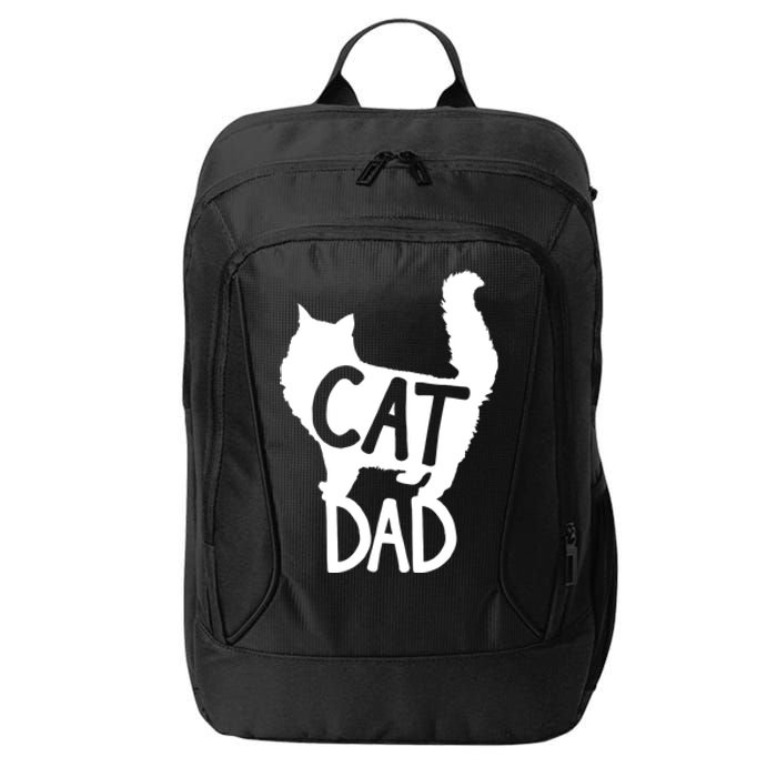 Best Cat Dad Fathers Day Kitty Daddy Papa Christmas Kat City Backpack