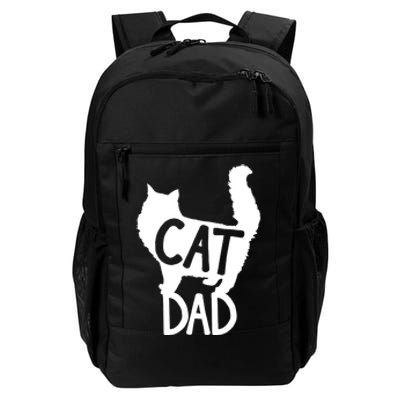 Best Cat Dad Fathers Day Kitty Daddy Papa Christmas Kat Daily Commute Backpack