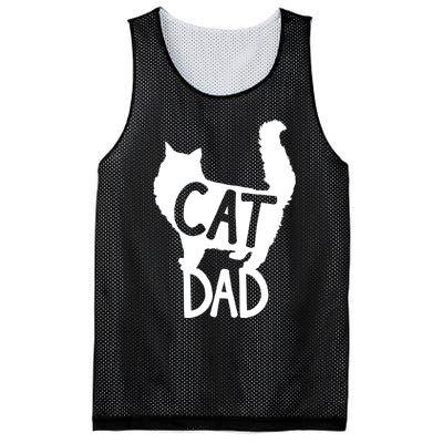 Best Cat Dad Fathers Day Kitty Daddy Papa Christmas Kat Mesh Reversible Basketball Jersey Tank