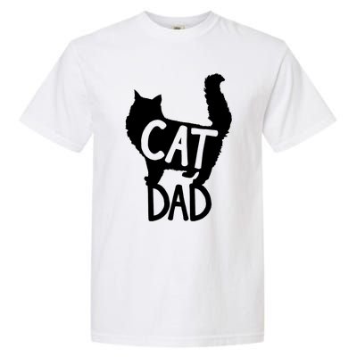 Best Cat Dad Fathers Day Kitty Daddy Papa Christmas Kat Garment-Dyed Heavyweight T-Shirt