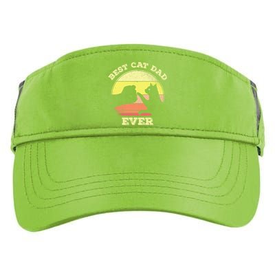 Best Cat Dad Ever Cute Cat Lover Adult Drive Performance Visor