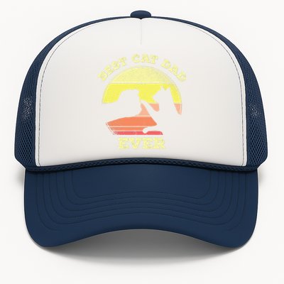 Best Cat Dad Ever Cute Cat Lover Trucker Hat