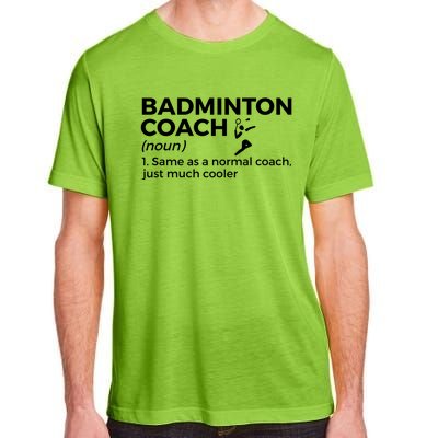 Badminton Coach Definition Funny Badminton Funny Gift Adult ChromaSoft Performance T-Shirt