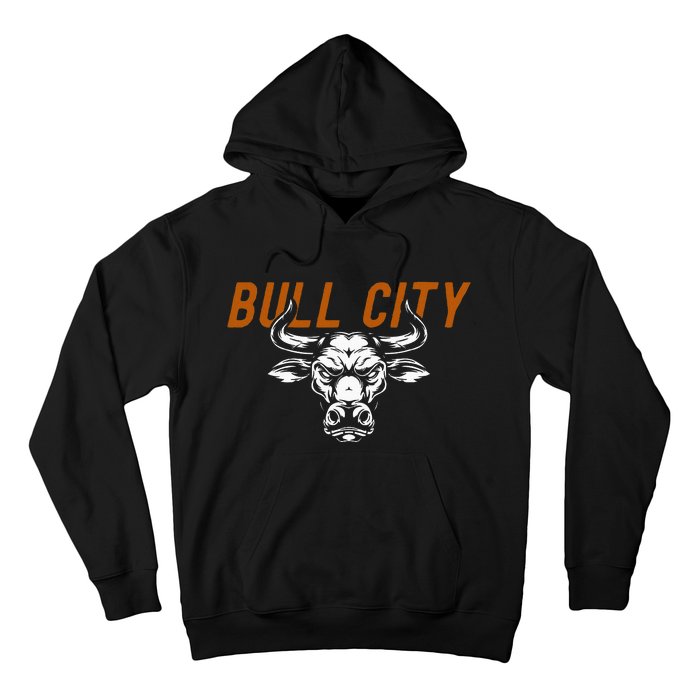 Bull City Durham Nc 919 North Carolina Bull Head Hoodie