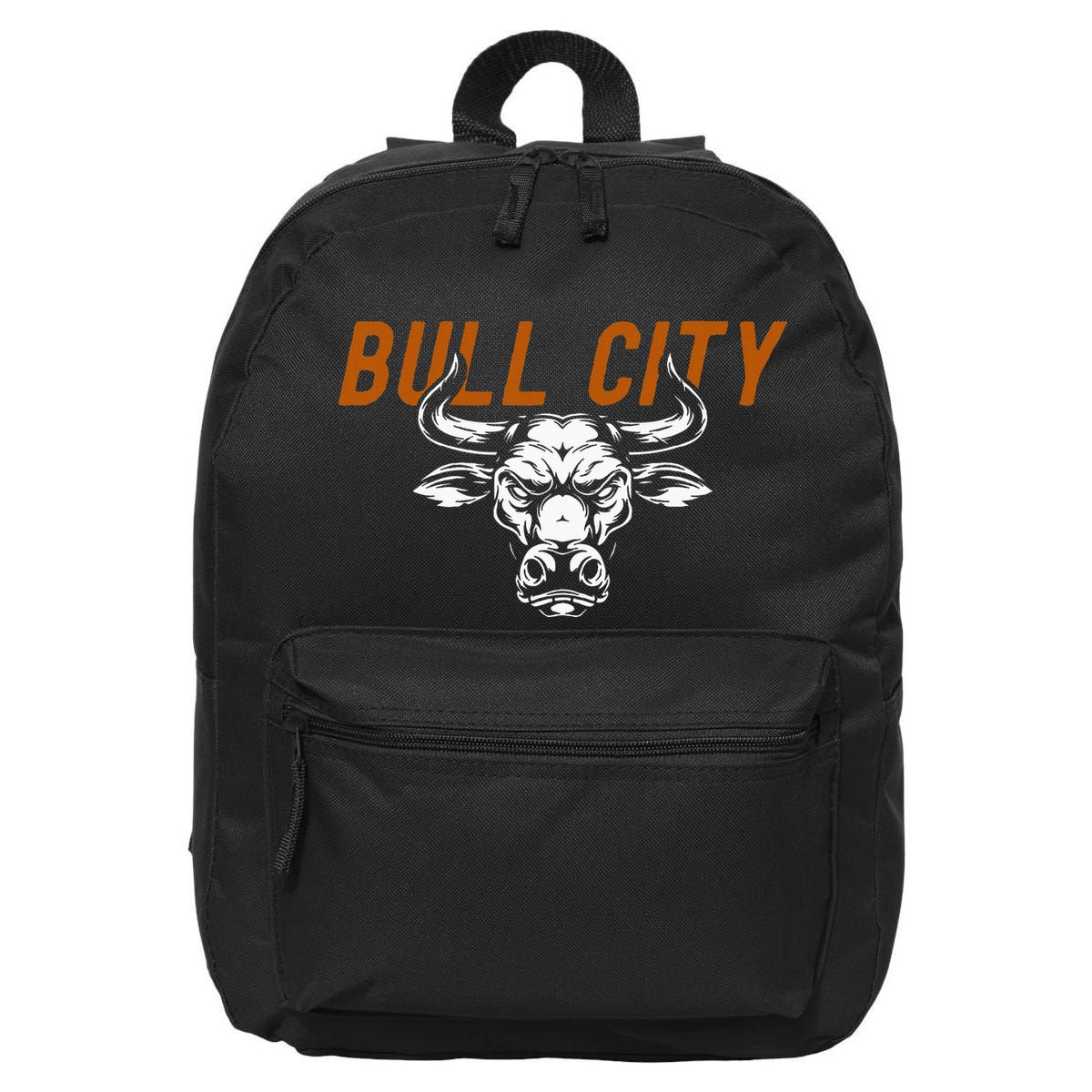 Bull City Durham Nc 919 North Carolina Bull Head 16 in Basic Backpack