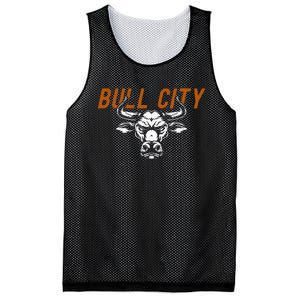 Bull City Durham Nc 919 North Carolina Bull Head Mesh Reversible Basketball Jersey Tank