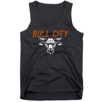 Bull City Durham Nc 919 North Carolina Bull Head Tank Top