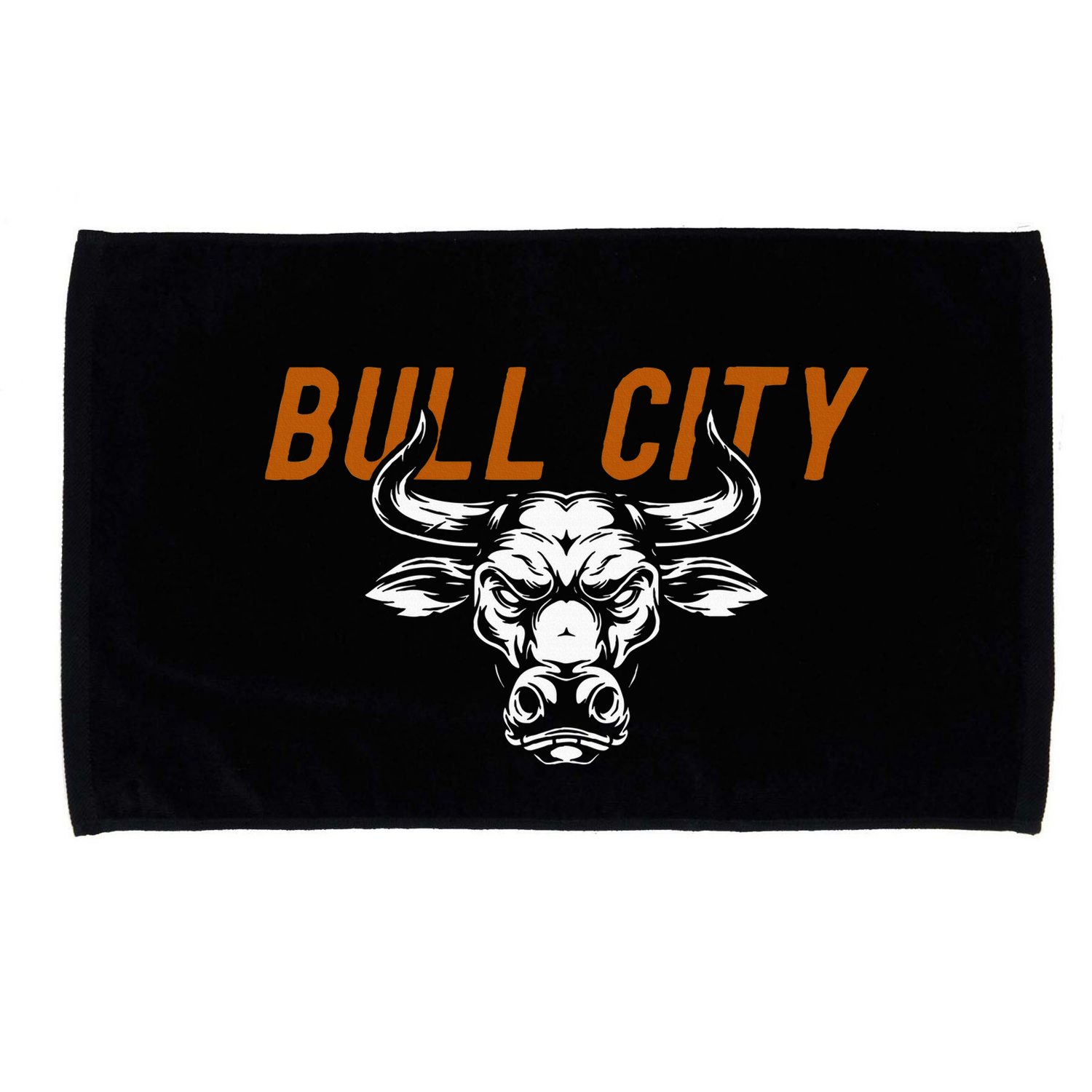Bull City Durham Nc 919 North Carolina Bull Head Microfiber Hand Towel