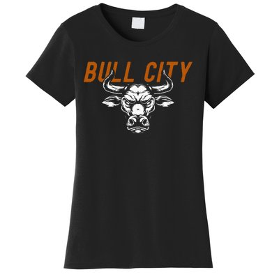 Bull City Durham Nc 919 North Carolina Bull Head Women's T-Shirt