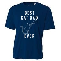 Best Cat Dad Ever Cat Daddy Paw Fist Bump Meow Cat Cooling Performance Crew T-Shirt