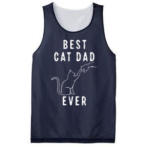 Best Cat Dad Ever Cat Daddy Paw Fist Bump Meow Cat Mesh Reversible Basketball Jersey Tank