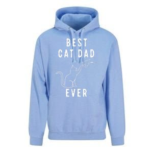 Best Cat Dad Ever Cat Daddy Paw Fist Bump Meow Cat Unisex Surf Hoodie