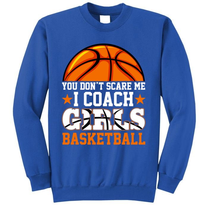 Basketball Coaching Dad Mom Funny Basketball Lover Cute Gift Tall Sweatshirt