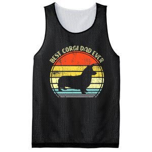 Best Corgi Dad Ever Design Mesh Reversible Basketball Jersey Tank