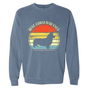 Best Corgi Dad Ever Design Garment-Dyed Sweatshirt