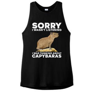 Best Capybara Design For Pet Rodent Capybara Ladies PosiCharge Tri-Blend Wicking Tank