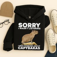 Best Capybara Design For Pet Rodent Capybara Hoodie