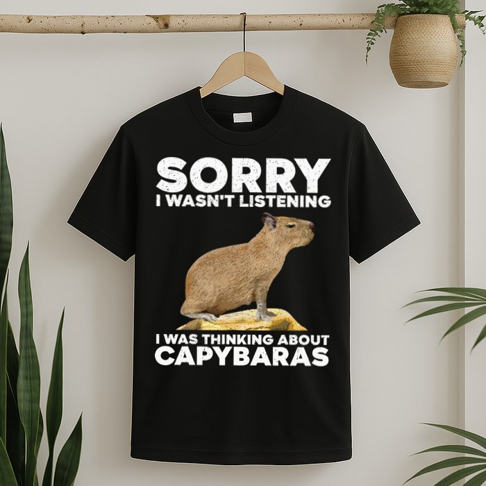 Best Capybara Design For Pet Rodent Capybara T-Shirt