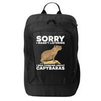 Best Capybara Design For Pet Rodent Capybara City Backpack